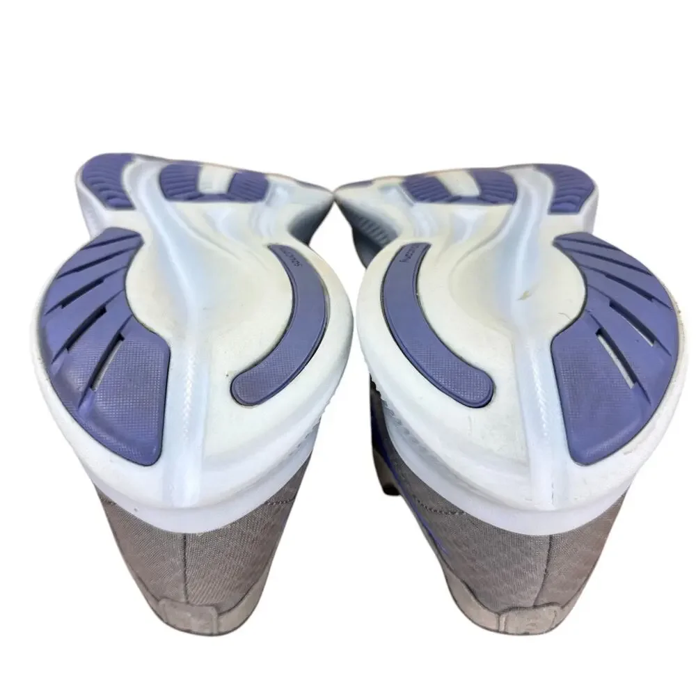 Saucony Ride 16 Grey Blue Running Shoes Womens 11W Sneaker Gorpcore Athletic